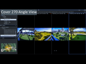 Panoramic Multi-sensor Network Camera Overview and Remote Zooming Function